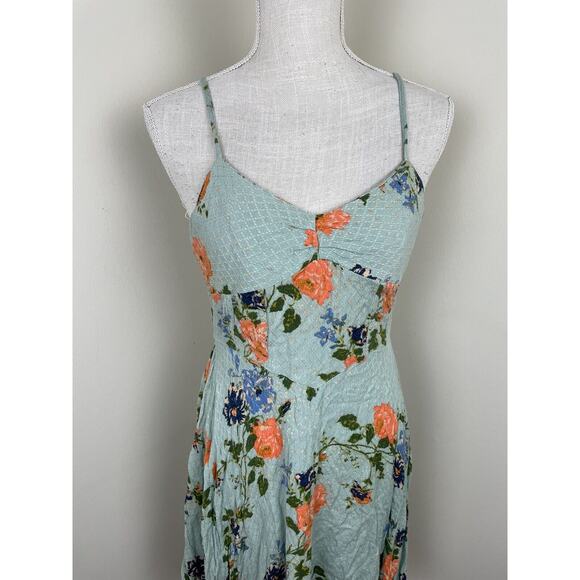 Free People Floral Mini Dress small - Picture 3 of 5